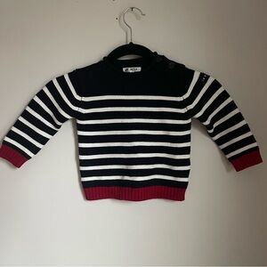 Batela Navy Nautical Knit Sweater for Kids